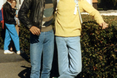 cirka 1984: Klassenfahrt nach Schweden: Andreas Michaelik + Manfred Ertl